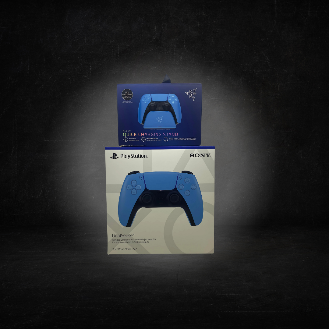 Dualsense Azul estelar + Base de carga