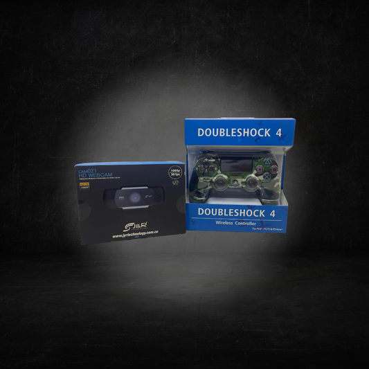 DualShock 4 generico + HD Webcam